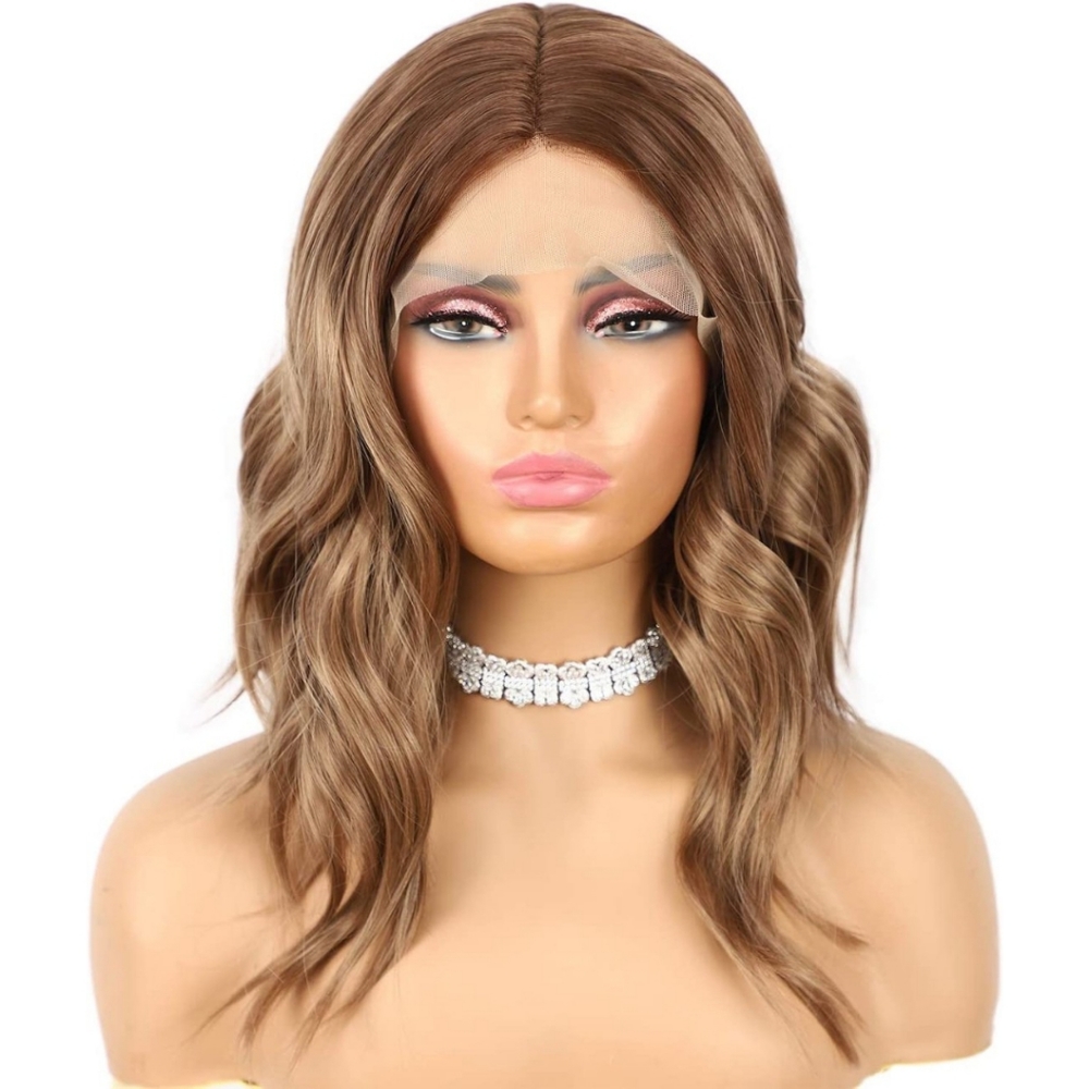 Blooming Hair Brown Lace Front Wig